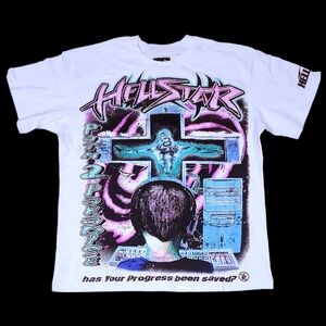 HELLSTAR ONLINE White Tee - M